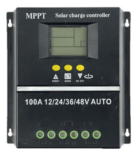 Controlador De Carga Solar 100a Mppt, Regulador, Entrada Máx