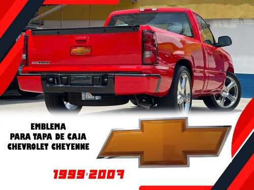 Emblema Para Tapa De Caja Chevrolet Cheyenne 1999-2007