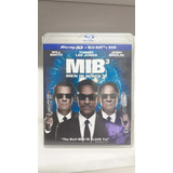 Blu-ray 3d + Blu-ray + Dvd  Men In Black 3 Hombre De Negro 3