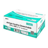 Jeringas De Insulina 1ml X 30gx1/3  0.25x8mm Caja X 100 Uds.