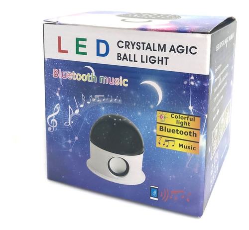 Proyector Lámpara Luz De Noche Bluetooth Para Música