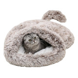 Favicovid Cama De Cueva Para Gatos, Saco De Dormir Autocalen