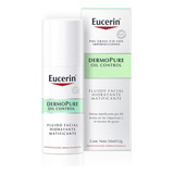 Eucerin Dermopure Oil Control Fluido Facial Matificante 50 M Momento De Aplicación Día/noche Tipo De Piel Graso