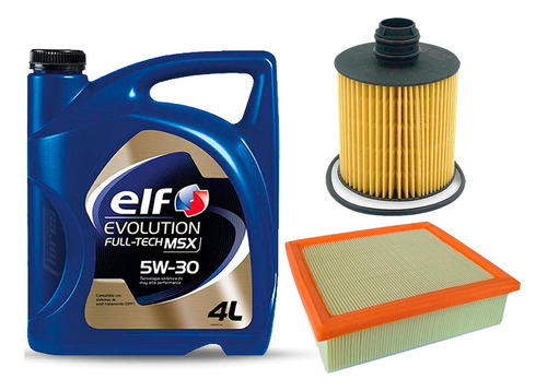 Kit Filtros Fiat Toro Multijet 2.0 + Aceite Elf Msx 5w30 4l