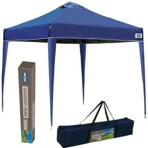 Gazebo X-flex Oxford Sanfonado Com Silvercoating 3x3m - Azul