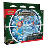 Box Jogo Pokémon Batalha Deluxe Meowscarada Quaquaval Copag