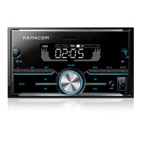 Estereo Panacom Ca5200 Doble Din Lcd Control Remoto Bt Usb