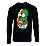 Camiseta Homero Simpson Zombie Manga Larga Camibuso Sueter