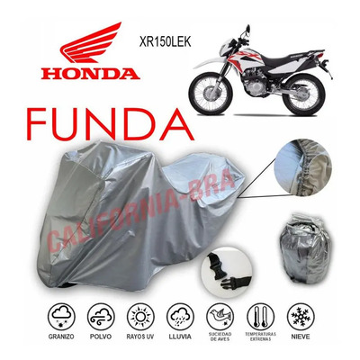 Funda Cubierta Lona Moto Cubre Honda Xr150 Lek Color Plateado | MercadoLibre