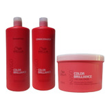 Wella Brilliance Invigo - Kit Litro Tratamento (3 Produtos) 