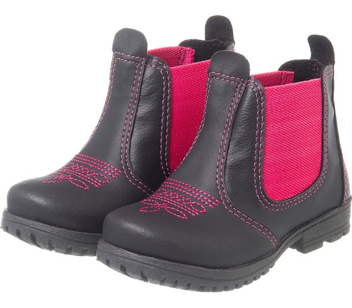 Bota Country Infantil Texana Coturno Feminino Rodeio Origina