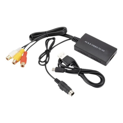 Cx Convertidor Svideo A Hdmi S-video Y 3rca Cvbs &th