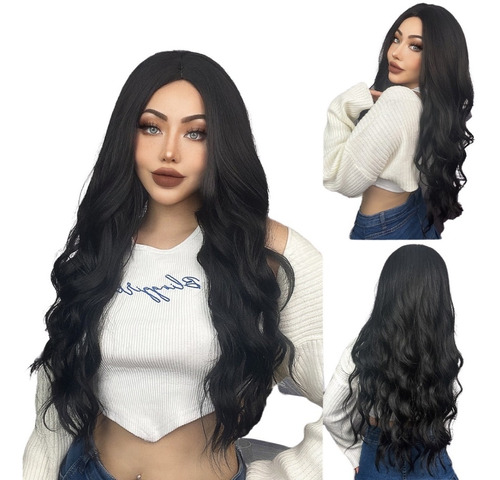 Peruca Lace Wig Fibra Futura  Aspecto De Cabelo Natural 