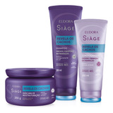  Kit Siàge: Shampoo 250ml + Condicionador 200ml + Máscara