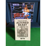 Mega Drive Altered Beast Manual Tectoy Original