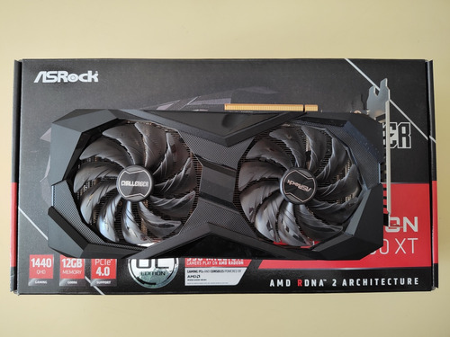 Placa De Video Asrock Challenger Oc Radeon Rx6700 Xt 12gb