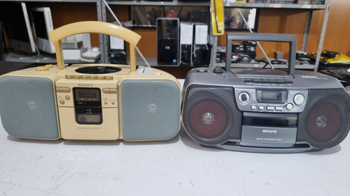 Lote Radios Boombox Aiwa Csd-td9 E Sony Cfd-20 