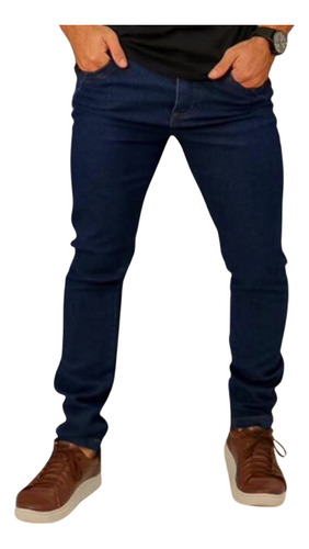 Calça Masculina Jeans Elastano Slim Original Premium Reforca
