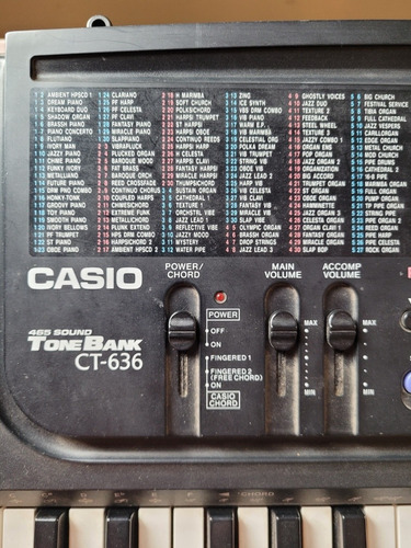 Teclado Casio Tone Bank Ct-636
