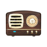 Dosmix - Bocina Estéreo Bluetooth Portátil, Altavoz Retro In