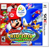 Mario & Sonic Nos Jogos Olimpicos Rio 2016 Para Nintendo 3ds