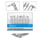 Kit 12pcs Brocas De Polimento Dental Porcelana Resina Hp0312
