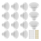 15 Tiradores De Ceramica Para Muebles Color Blanco