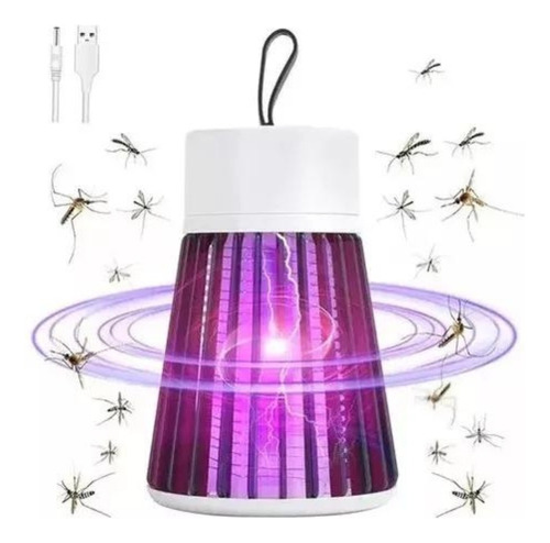 Luminaria Led Matadora Pernilongos Moscas Mosquitos Elétrica