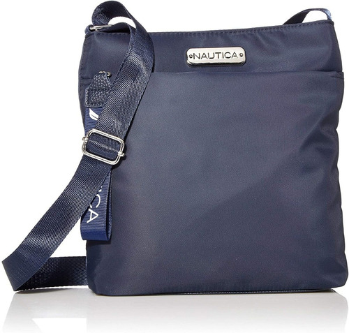 Bolso Bandolera Nautica, Dama, Ligera Color Azul Oscuro