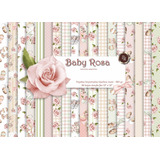 Colección Baby Rosa Scrapbooking X18 D'arteche Crafts