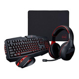 Kit Gamer Dazz Teclado + Mouse + Mousepad + Headset