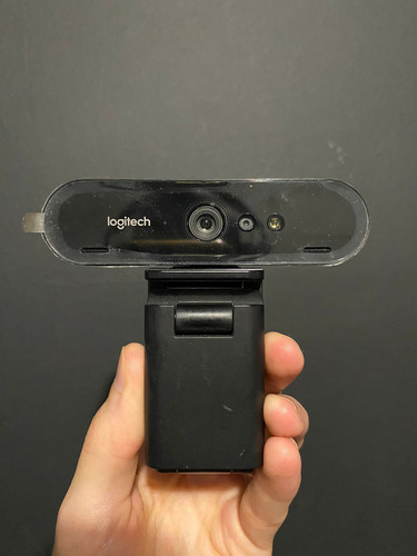 Webcam 4k Pro Com Microfone Embutido Brio Logitech Cor Preto