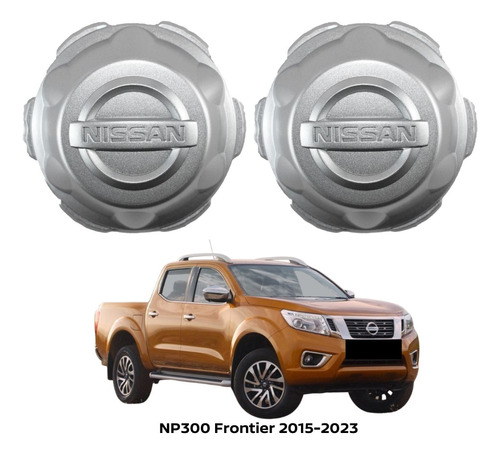 Par Tapones Grises Np300 Frontier 2017 Original