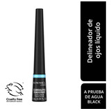 Delineador Liquido De Ojos A Prueba De Agua Rimmel  Color Negro