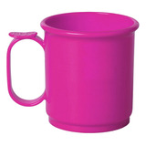 Set X 6 Jarro Mug Taza De Plastico Color 400ml Deses