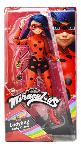 Miraculous Ladybug Lucky Charm Muñeca 27cm Playmates Toys Cd