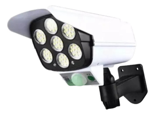 Luz Solar Ip66 Sensor De Movimiento Seguridad Tipo Camara