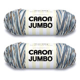 Caron Jumbo Prints Country Basket Yarn - 2 Paquetes De 340 G