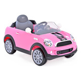 Carro Electrico Prinsel Mini Cooper Rosa 
