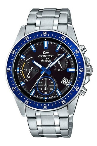 Reloj Casio Edifice Efv-540d-1a2 Wr100m Crono Agente Oficial