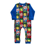 Pijama Niños Enterito Polar Vengadores Marvel Mundo Manias