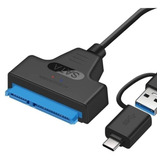 Adaptador Usb 3.0 A Sata 2.5 Discos Rigidos Incluye Usb-c T1