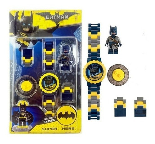 Batman Reloj Digital Con Minifigura Articulada