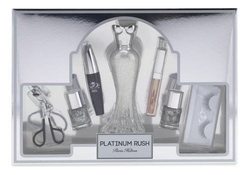 Estuche Paris Hilton Platinum Rush 8 Piezas. Original. 