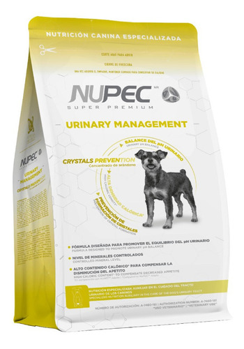 Nupec Dog Urinary 2kg | Prevencion De Cristales