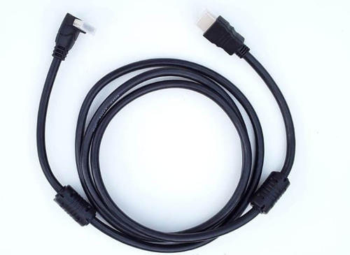 5 Cabos Hdmi 1,8 Metro 2.0 4k 19 Pinos - Plug 90 Graus Em L