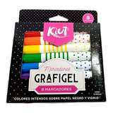 Marca Punta Fina Kiut X 8 Grafigel-oferta Solo Hoy