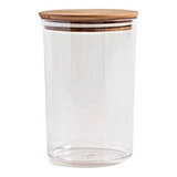 Recipiente Redondo | Acrilico | T. De Madera 1500 Ml(129659)