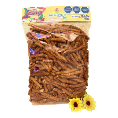 Churros De Amaranto Botanas Sabor Chipotle 500gr
