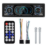 4 × 60w Radio De Coche Estéreo Solo Din Dual Usb Bluetooth